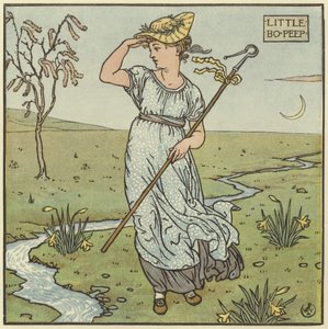 リトルボーピープ 作： Walter Crane